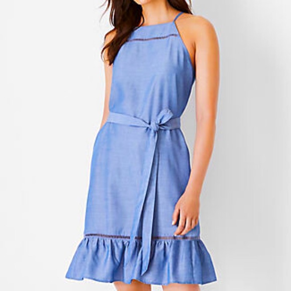 Chambray Dress - Ann Taylor